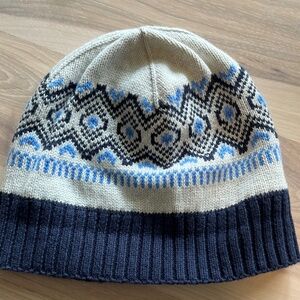 Janie and Jack.  Blue. Winter Beanie. Boys 4-5.